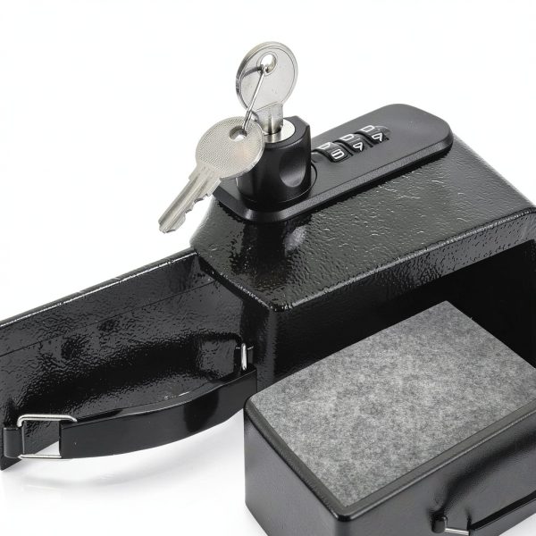 Dalmbox Fireproof Safe Box Key Lock Metal Security Cabinet-3