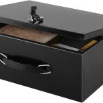 xydled Fire Resistant Security Lock Box Alloy Steel Black-0