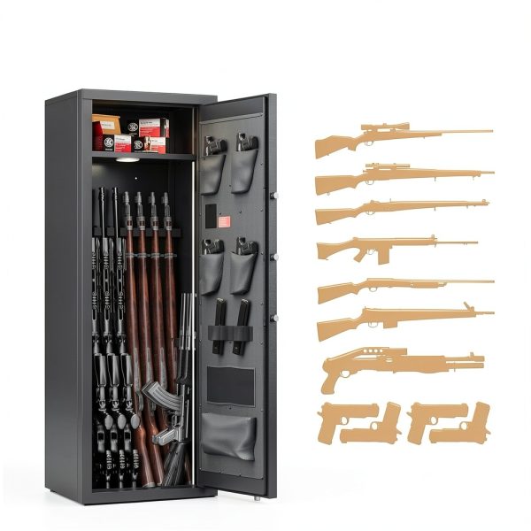 Shotgun Safe KAER Alloy Steel 12-15 Rifles-2