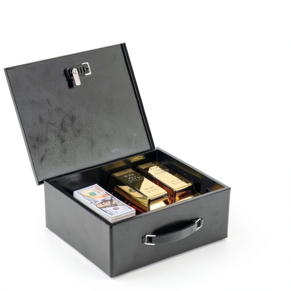 Dalmbox Fireproof Safe Box Key Lock Metal Security Cabinet-4