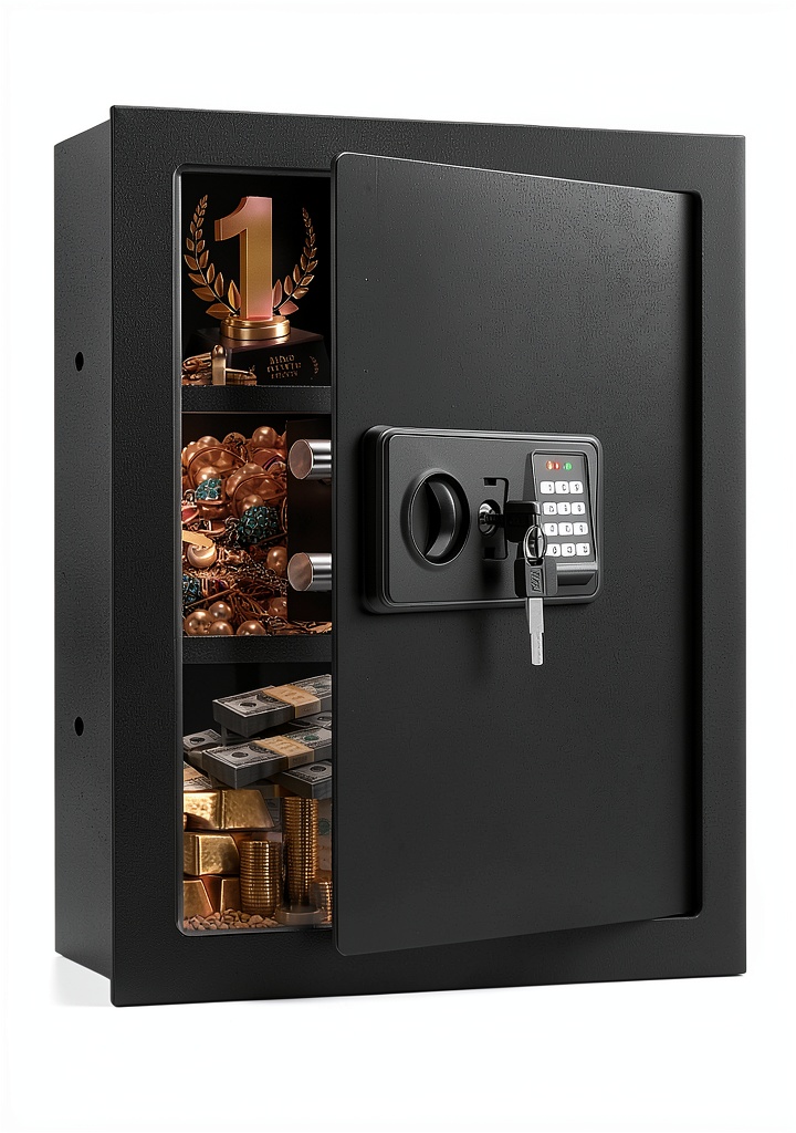 Installing GUVELI Heavy Duty Steel Wall Safe behind a drywall panel