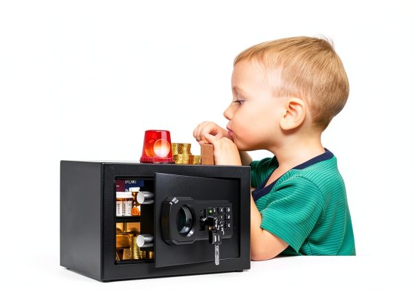 Small Safe EVSUVSRT Cabinet Safe Digital Lock-6