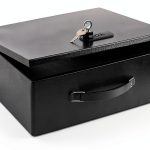 Dalmbox Fireproof Safe Box Key Lock Metal Security Cabinet-0