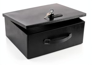 Dalmbox Fireproof Safe Box Key Lock Metal Security Cabinet-0