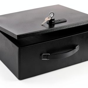 Dalmbox Fireproof Safe Box Key Lock Metal Security Cabinet-0