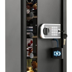 FOWORE Fireproof Safe Electronic Lock Home Office Security-0