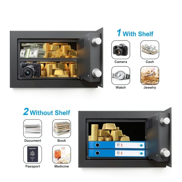 Small Safe EVSUVSRT Cabinet Safe Digital Lock-4