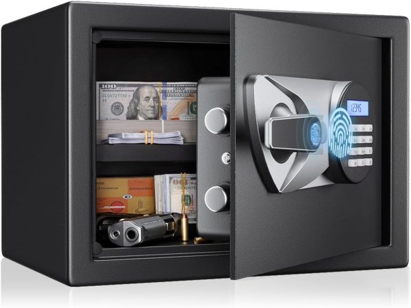 BlackSmith Biometric Wall Safe Alloy Steel Anti Theft-0