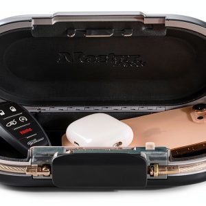 Master Lock Portable Safe Gunmetal Grey Mechanical Code Lock-0