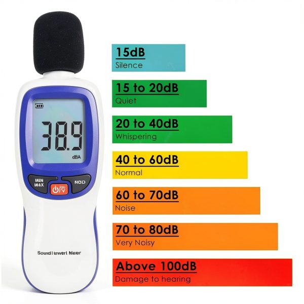 Landtek Bluetooth Noise Decibel Meter for Industrial-5