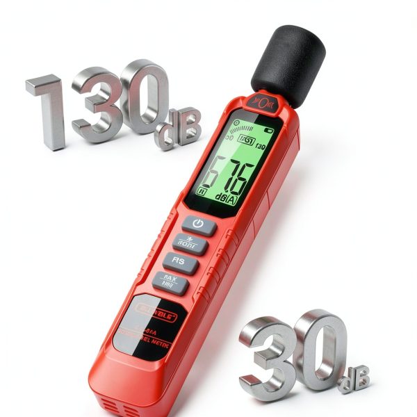 Zhuoliang GL81A Decibel Meter Portable Sound Analyzer with Backlit LCD-4