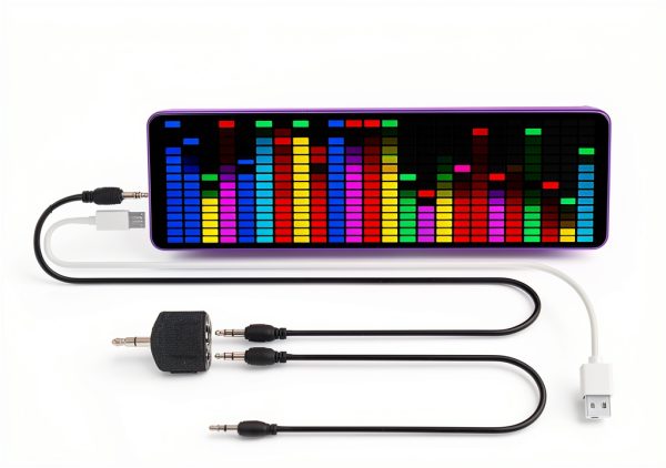 Diyeeni LED Music Spectrum Display ABS Adjustable-5