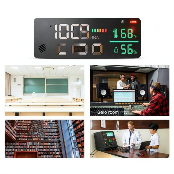 Dienmern 11'' LED Decibel Meter for Industrial Use-8