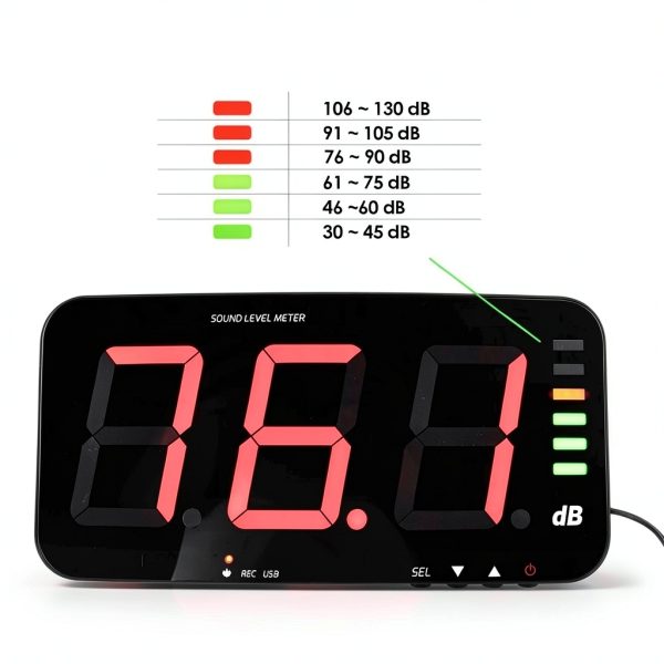 Decibel Meter DANOPLUS 13inch HD Sound Meter-5