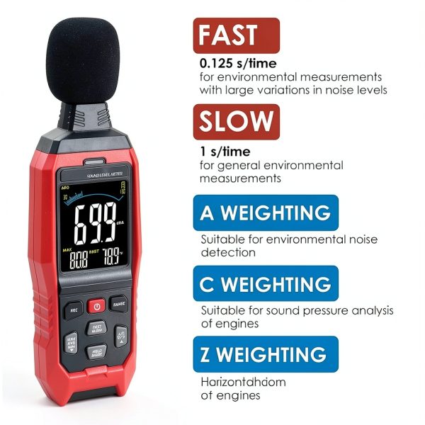 Gain Express SLM-390 Sound Meter for Industrial Use-1