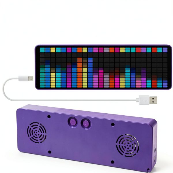 Diyeeni LED Music Spectrum Display ABS Adjustable-6