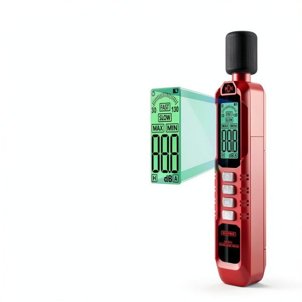 Zhuoliang GL81A Decibel Meter Portable Sound Analyzer with Backlit LCD-3
