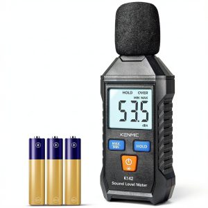 Sound Level Meter KENMIC K142 Decibel Meter with Backlit LCD-0