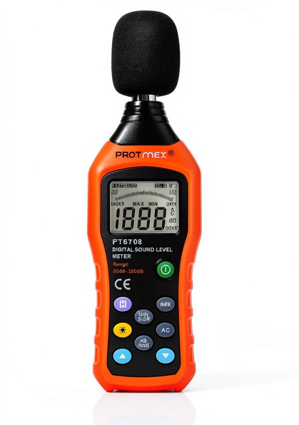 Protmex PT6708 Sound Level Meter ABS Housing Fast/Slow A/C Weighting-4