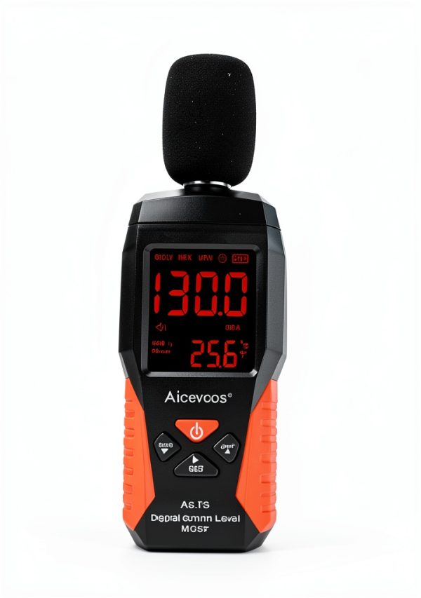 Aicevoos Sound Level Meter AS-K5-1 30-130dB ±1.5dB LCD Alarm-2