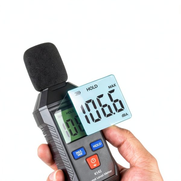 Sound Level Meter KENMIC K142 Decibel Meter with Backlit LCD-3