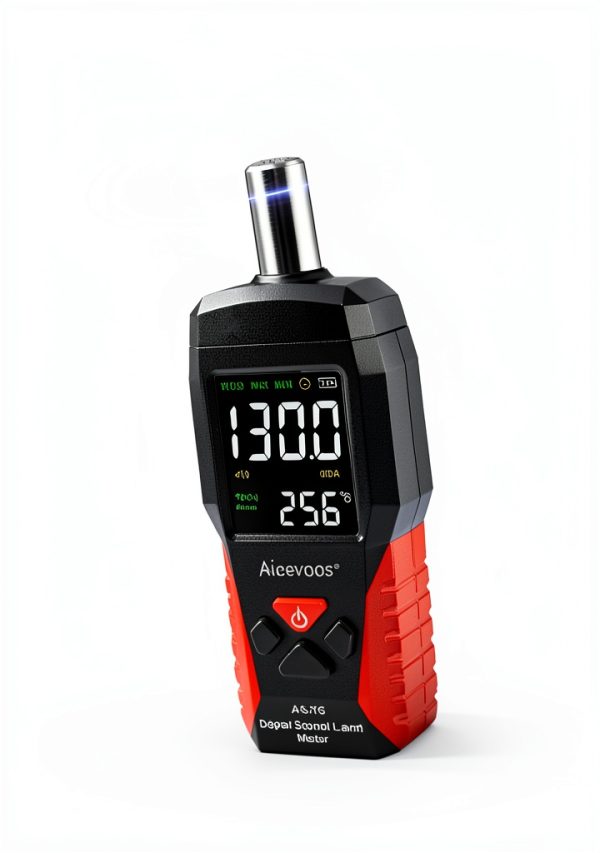 Aicevoos Sound Level Meter AS-K5-1 30-130dB ±1.5dB LCD Alarm-4