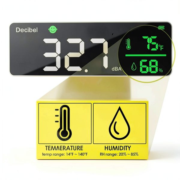Decibel Meter DANOPLUS DP-336 11 Inch Wall Mount with LED Display-2