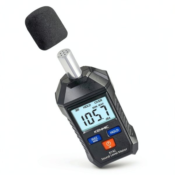 Sound Level Meter KENMIC K142 Decibel Meter with Backlit LCD-6
