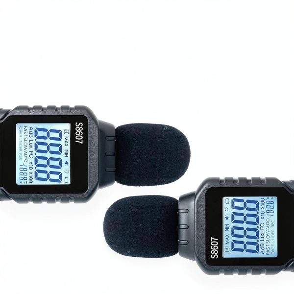 Dongyida S8607 Sound Noise Meter Portable Decibel Meter with Backlight-5