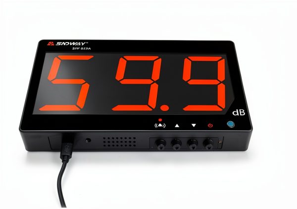 SNDWAY Sound Level Meter 30-130dB LCD Noise Detector 611864734293-4