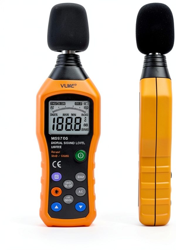 VLIKE Sound Level Meter VL6708 Orange Handheld 20x5.5x2.6cm Portable-3