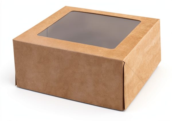 Kraft Paper Cupcake Boxes WANOU 15‑Piece Set with Clear Window-1
