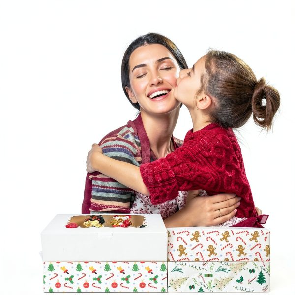 Cupcake Boxes TOMNK 20pcs White Set with Clear Windows 13x10x3.5in-5