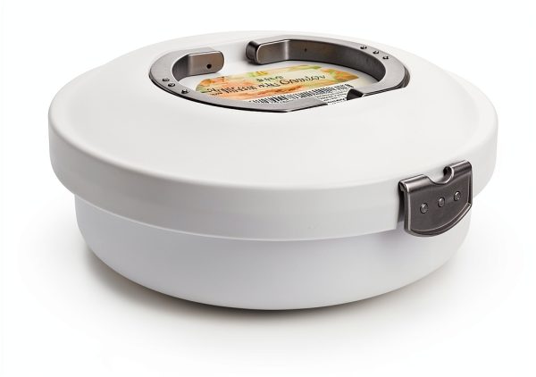 Southern Homewares Pie Carrier with Lid and Handle – 3-in-1 Plastic Dessert Container for Pies, Cakes, Cupcakes, and Muffins-3