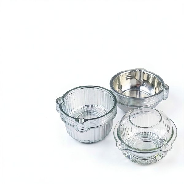 Cupcake Holders Individual,50 PC Cupcake Containers Disposable Clear Plastic Single Muffin Dome Holders Cases Individual Cupcake Boxes Bulk (white, 50 pcs)-4