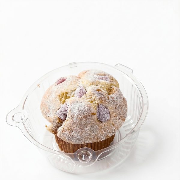 Cupcake Holders Individual,50 PC Cupcake Containers Disposable Clear Plastic Single Muffin Dome Holders Cases Individual Cupcake Boxes Bulk (white, 50 pcs)-3